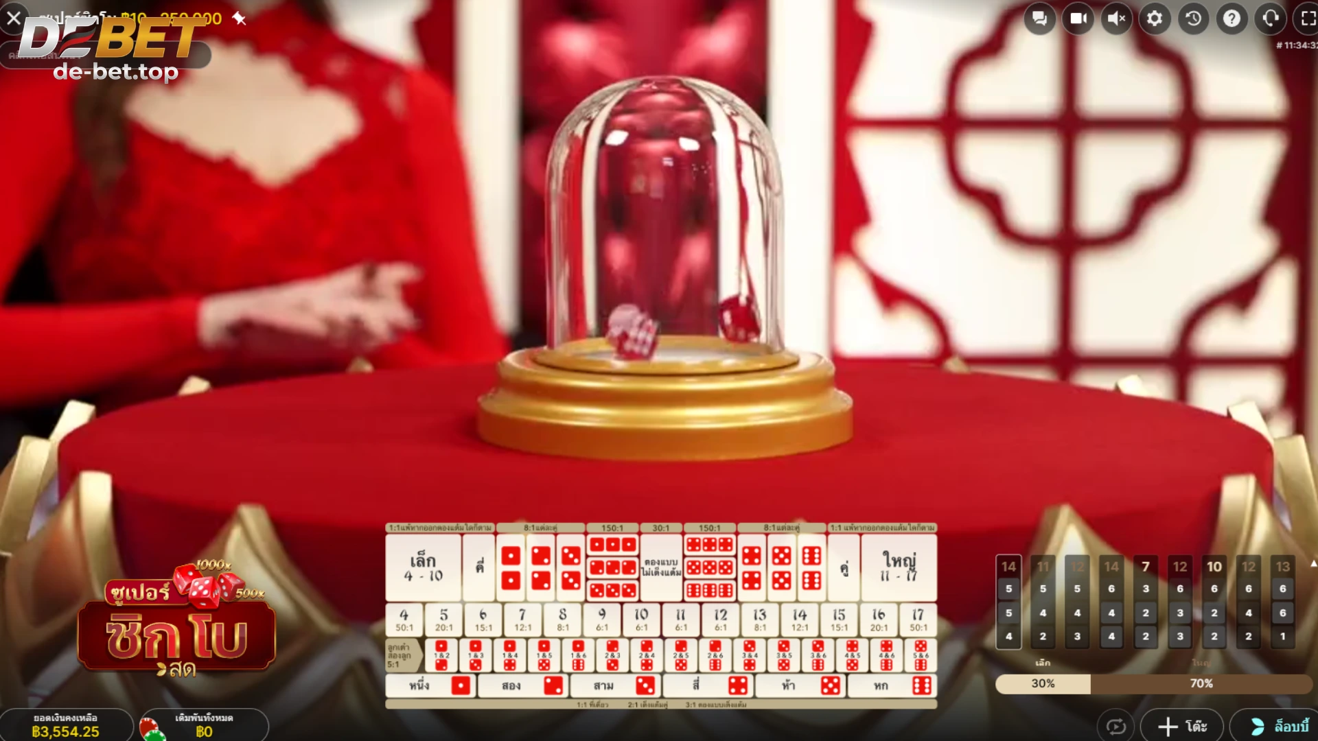 สรุปจุดเด่นของค่ายเกมในหมวด คาสิโน DEBET